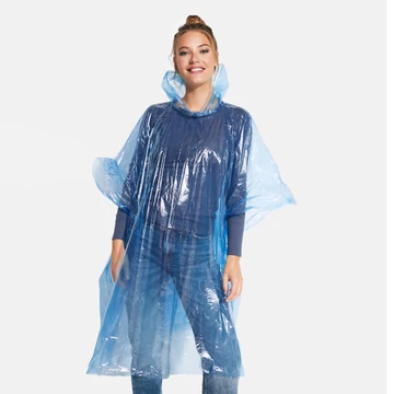 Esőkabát, logózható tasakban, többféle színben