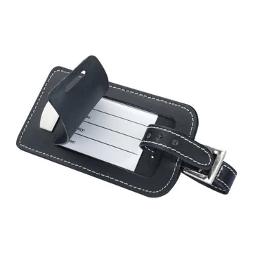 Poggyászcímke, bőr