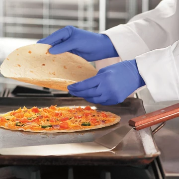 Nitril kesztyű kék színben