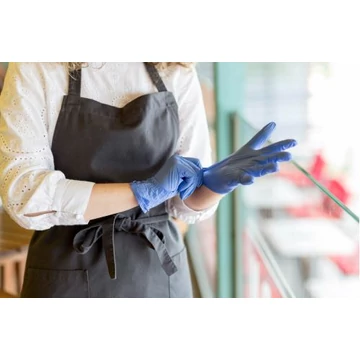 Vitril kesztyű kék színben