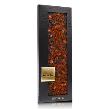 Cabernet Sauvignon borhoz - Valrhona 66% étcsokoládé, aszalt vörösáfonya, liofilizált feketeribizli, chili szál