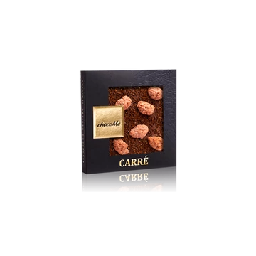 Tejcsokoládé, kávészem, bourbon vanília, fahéjas-cukros mandula