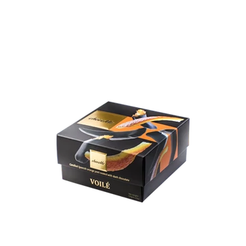 Étcsokoládéba mártott kandírozott spanyol narancshéj fahéjas-szegfűszeges fűszerezéssel