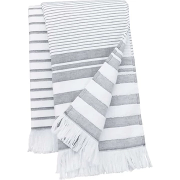 STRIPED FRINGED FOUTA