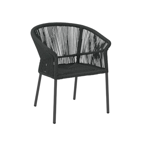 AUGUSTO ANTHRACITE Kültéri Szék