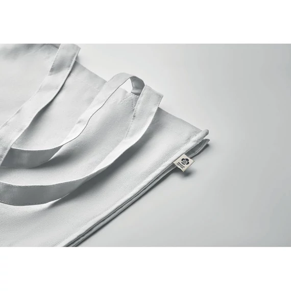 BENTE COLOUR - Biopamut bevásárlótáska 220 g - Fehér