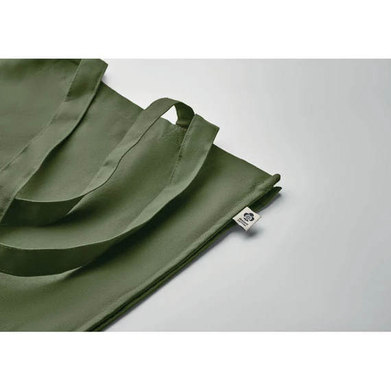 BENTE COLOUR - Biopamut bevásárlótáska 220 g - Zöld