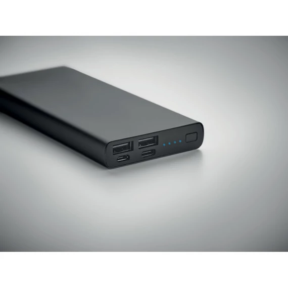 POWERFLAT 8 C - 10000 mAh powerbank - Fekete