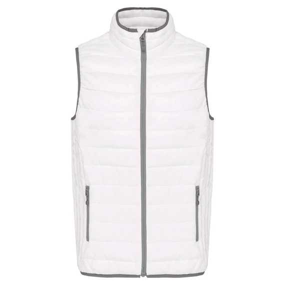 MEN’S LIGHTWEIGHT SLEEVELESS FAKE DOWN JACKET