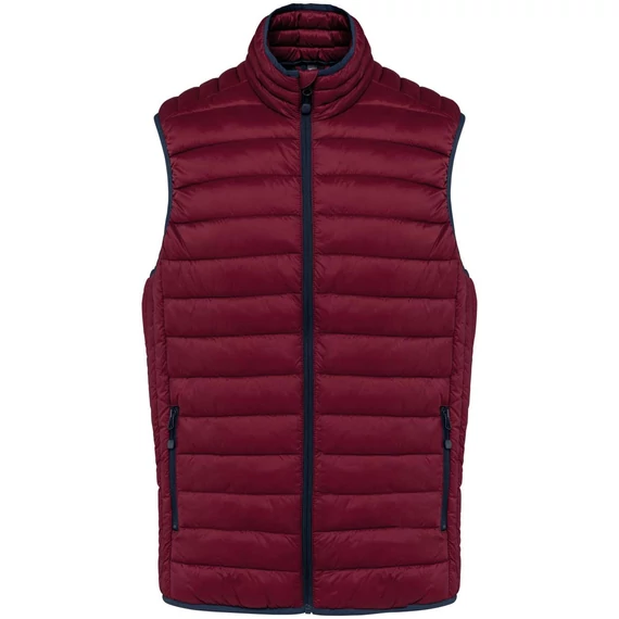 MEN’S LIGHTWEIGHT SLEEVELESS FAKE DOWN JACKET
