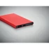 Kép 4/4 - POWERFLAT C - 4000 mAh powerbank, C csatl. - Piros